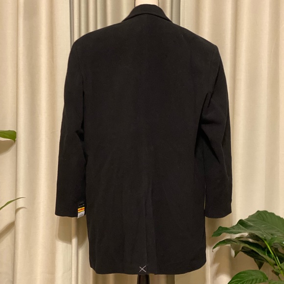 Black Wool Coat - Picture 2 of 5